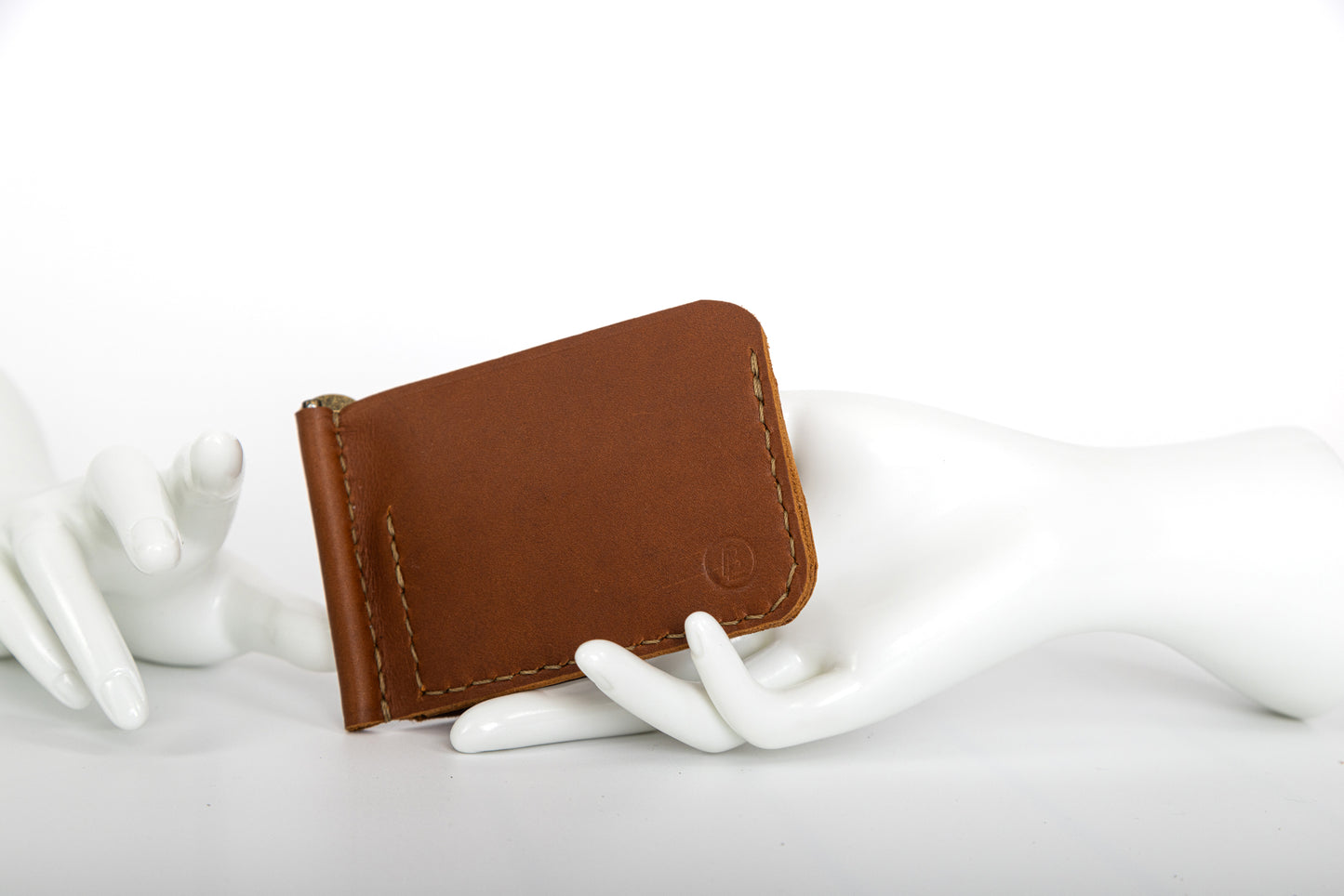 Leather Money Clip Wallet
