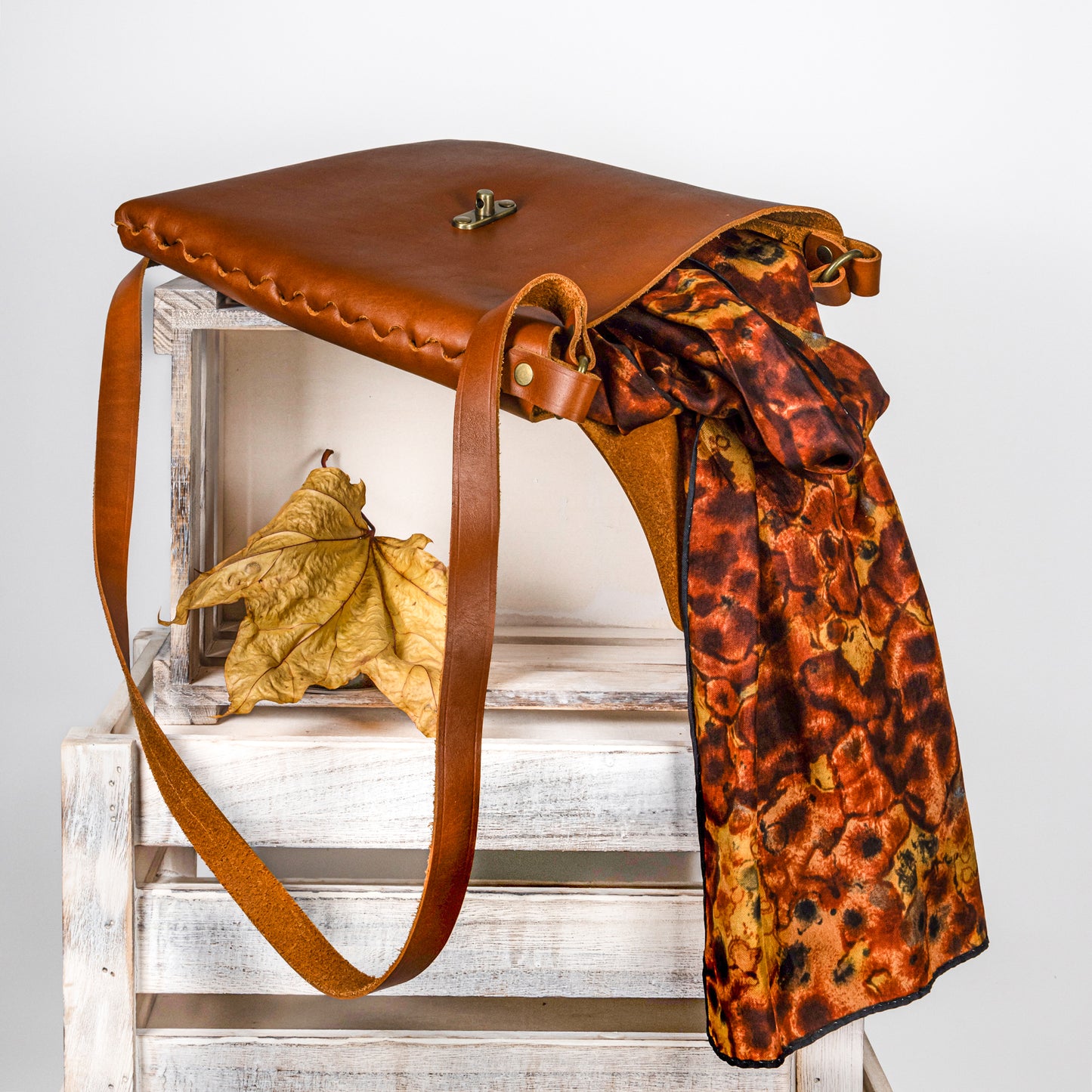 Leather Dovetail Style Bag