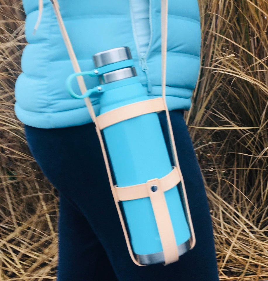 Leather Water Bottle Holder