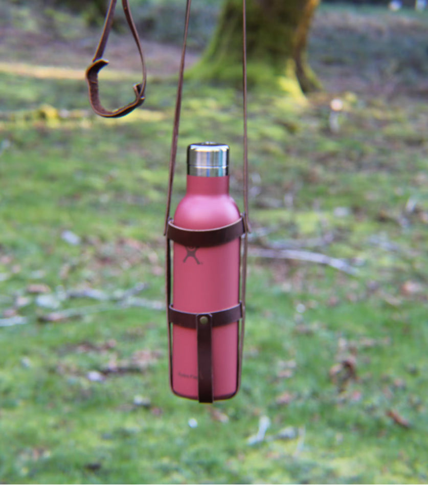 Leather Water Bottle Holder