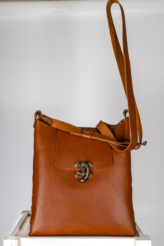 Leather Dovetail Style Bag