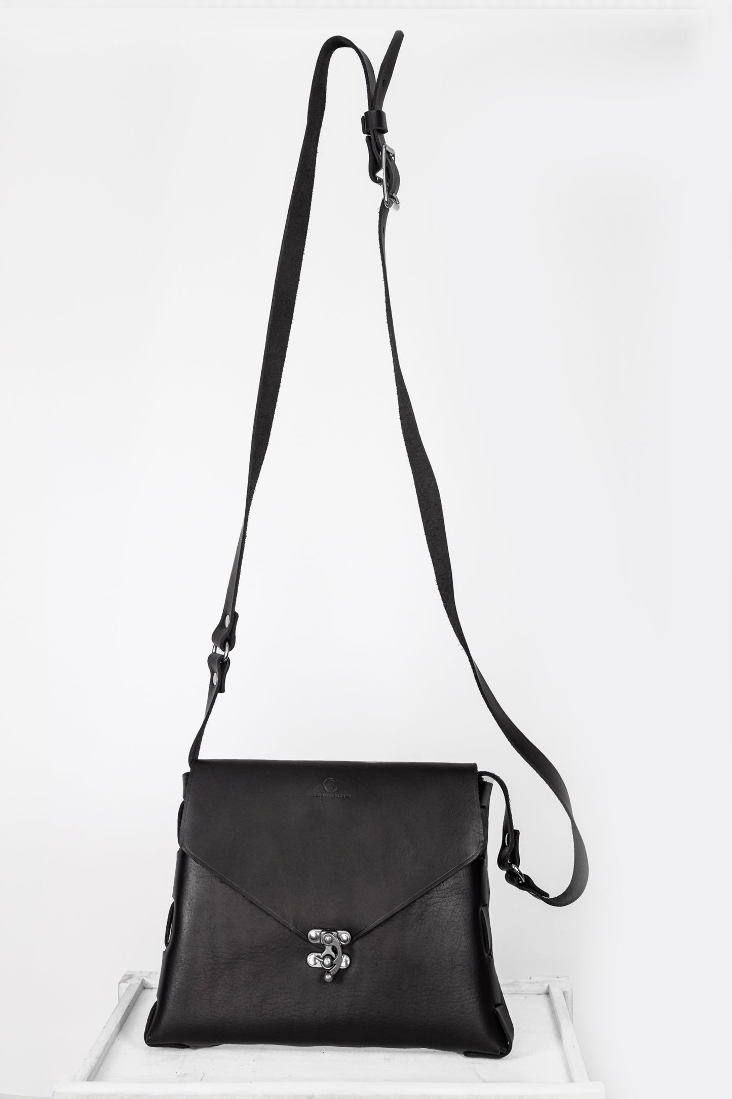 Leather Bottom Rivets Bag