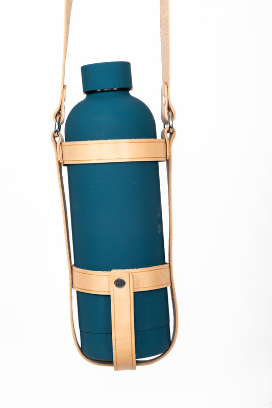 Leather Water Bottle Strap