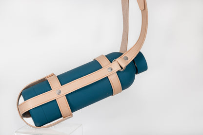 Leather Water Bottle Strap